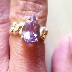 10k good Amethyst ring
